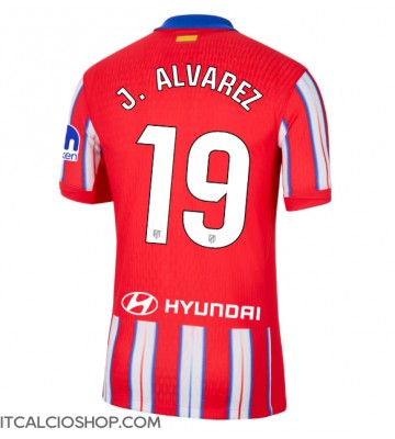 Atletico Madrid Julian Alvarez #19 Prima Maglia 2024-25 Manica Corta
